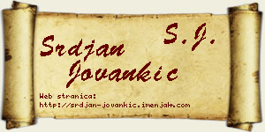 Srđan Jovankić vizit kartica